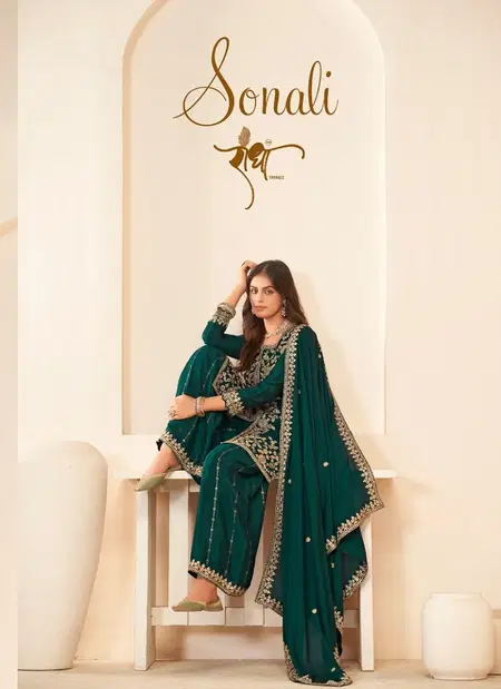 Sonali By Radha Trendz Chinon Readymade Suits Wholesale Online